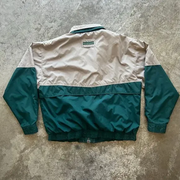 Field & Stream Vintage Two-Tone Colorblock Windbreaker Jacket - Picture 6 of 13